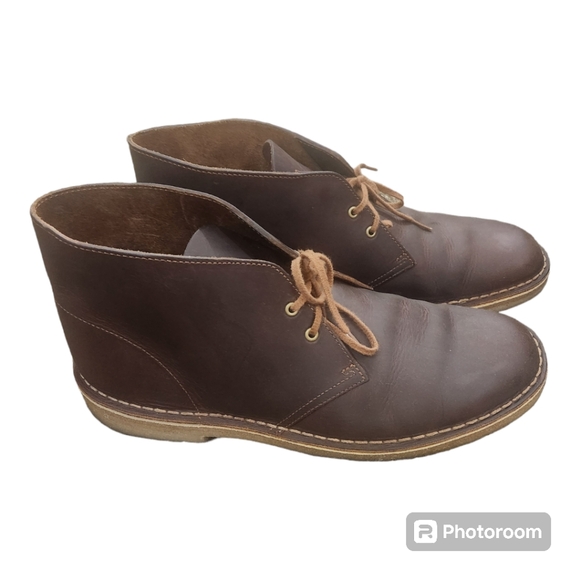 Clarks Original Desert Boot Evo Beeswax Leather Size 10.5 - Picture 3 of 6